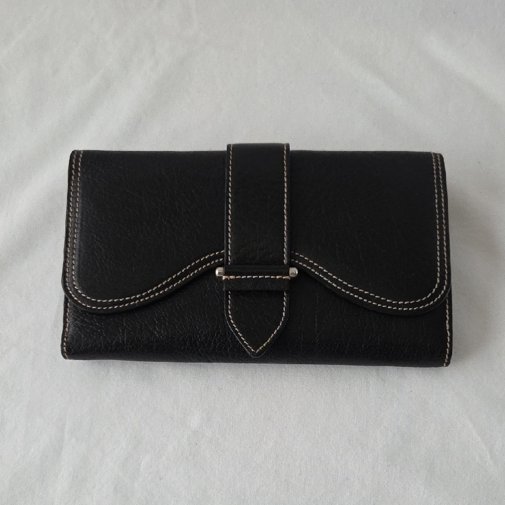 Bally Leather Bifold Wallet Vintage